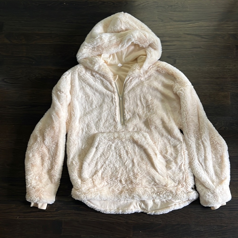 Free People Movement Fuzzy Quarter Zip